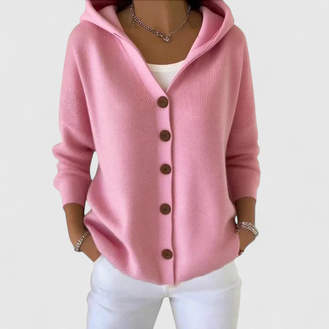 Cardigan Donna Elegante Vestibilità Regular