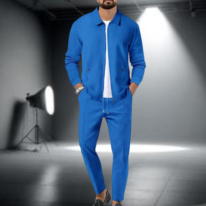 Tuta Sportiva Uomo Giacca con Zip e Pantaloni Leggeri