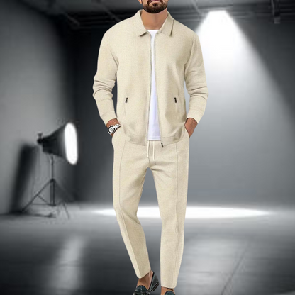Tuta Sportiva Uomo Giacca con Zip e Pantaloni Leggeri