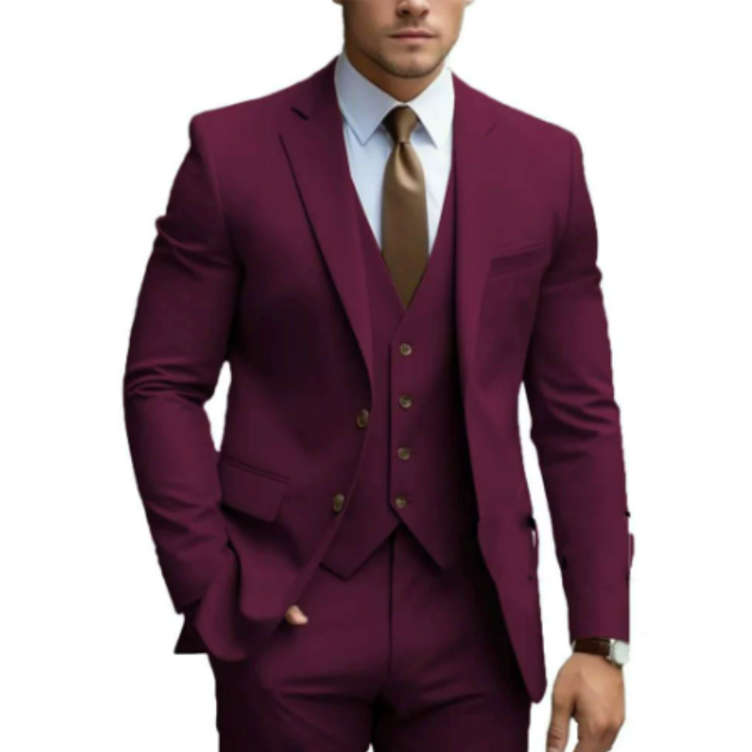 Completo Uomo Tre Pezzi Due Bottoni Classico
