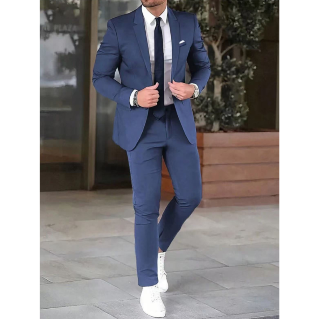 Completo Uomo Due Pezzi Stile Formale Classico