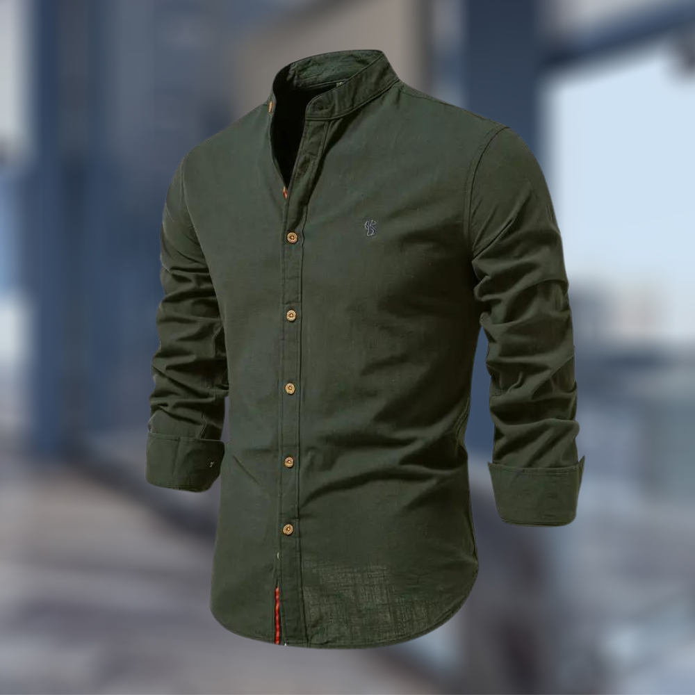 Camicia Uomo Colletto Strutturato Taglio Classico - Brentozzi