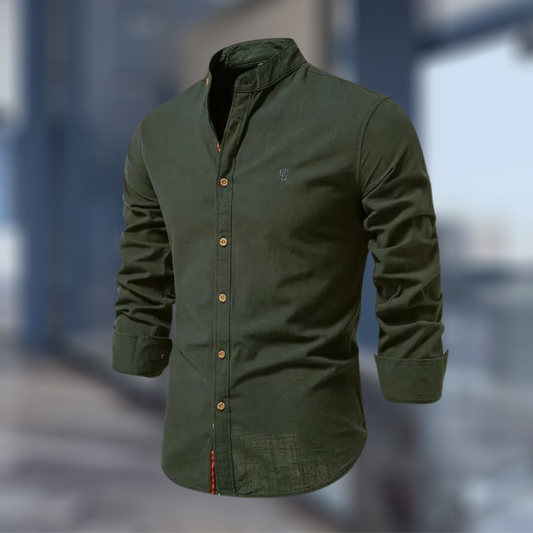 Camicia Uomo Colletto Strutturato Taglio Classico - Brentozzi