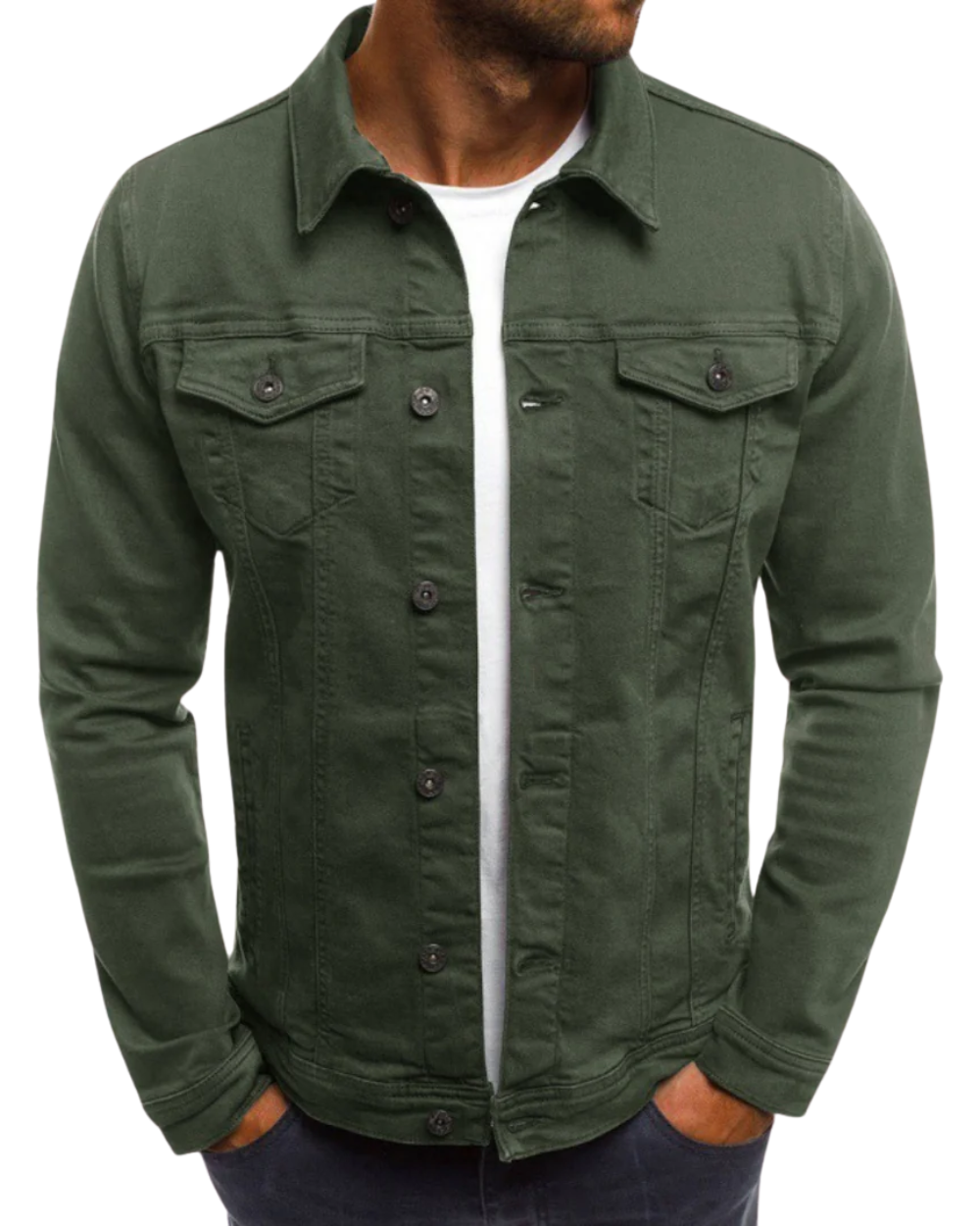 Giacca Denim Uomo Classica Regular Fit - Brentozzi