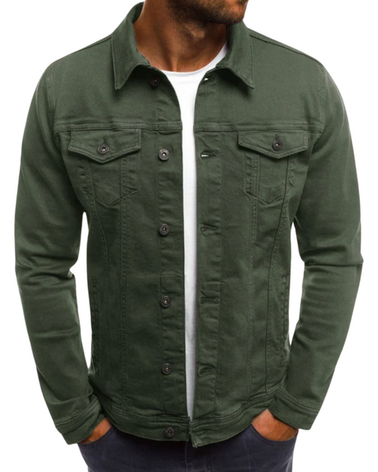 Giacca Denim Uomo Classica Regular Fit - Brentozzi