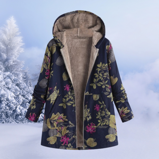 Set Abbigliamento Donna Stampa Floreale Caldo Invernale - Brentozzi