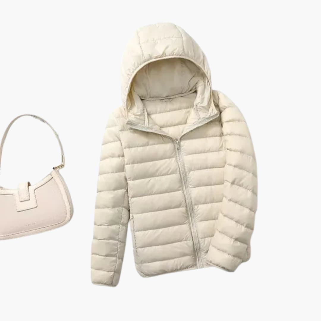 Giacca Donna Ultraleggera Imbottitura Piuma Calda