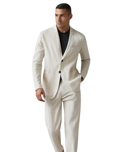 Completo Lino Uomo Stile Elegante - Brentozzi