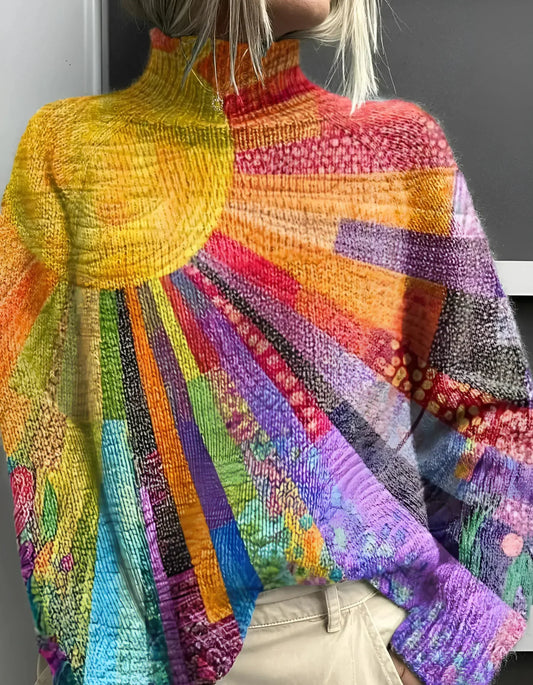 Maglione Donna Collo Alto Morbido e Allegro - Brentozzi