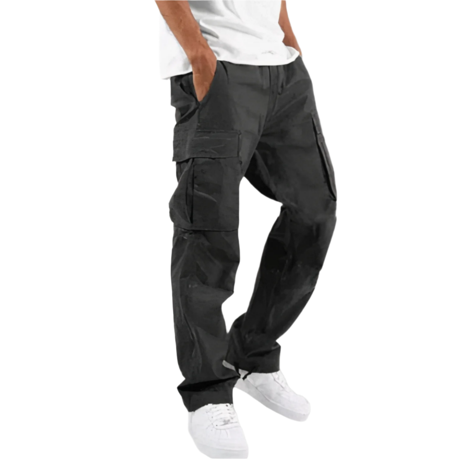 Pantaloni Cargo Uomo Casual Funzionali Taglio Regular - Brentozzi