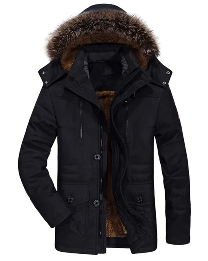 Felpa con Cappuccio Uomo in Cotone Stile Giacca Invernale - Brentozzi