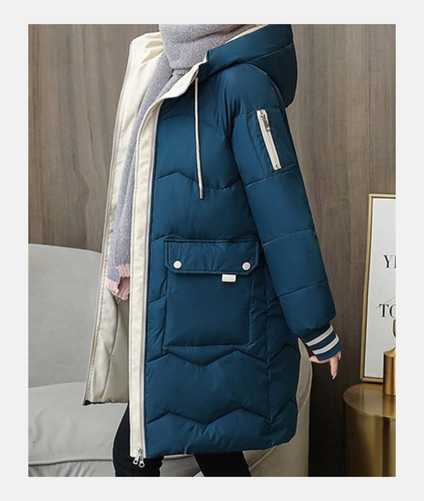 Giacca Invernale Donna Elegante Vestibilità Slim - Brentozzi
