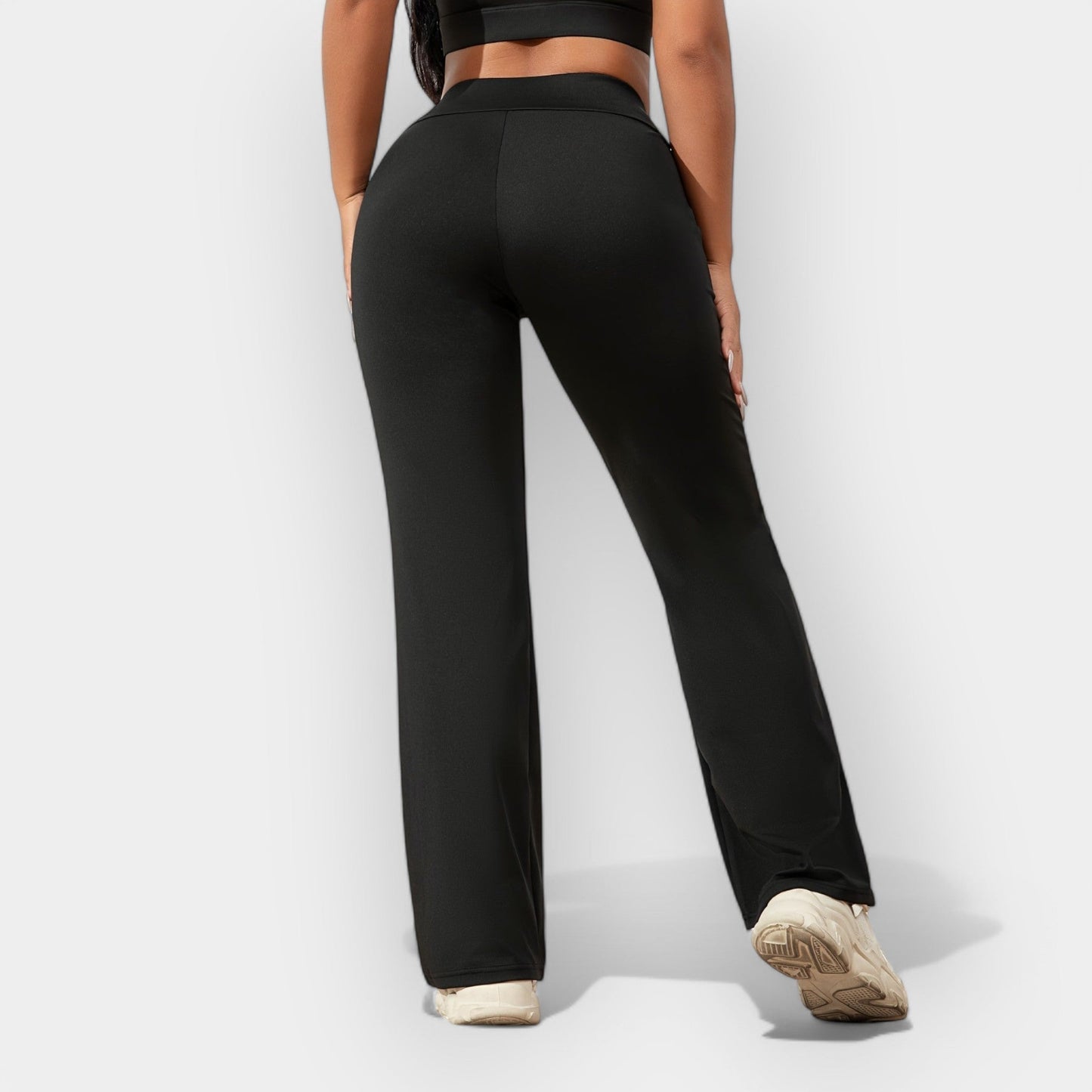 Pantaloni Jogging Donna in Tessuto Stretch Slim Fit