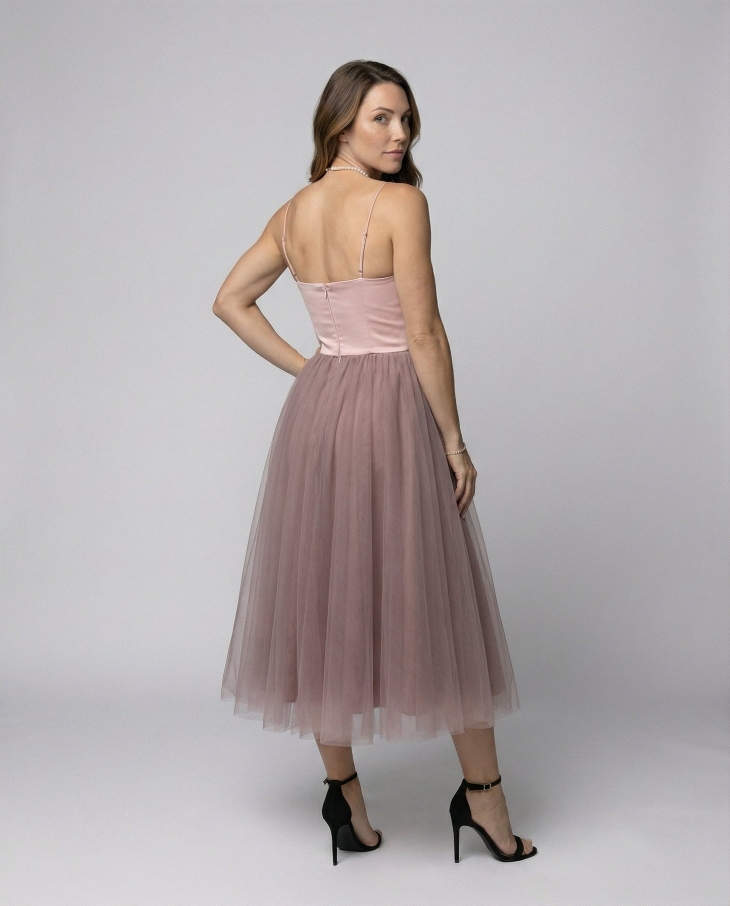 Abito Corsetto Donna in Tüll Elegante