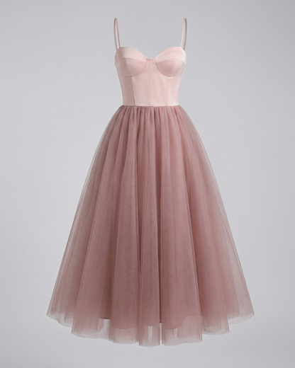 Abito Corsetto Donna in Tüll Elegante