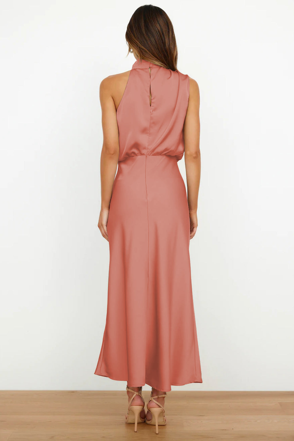 Vestito Lungo in Raso Elegante Per Donna | Veloria