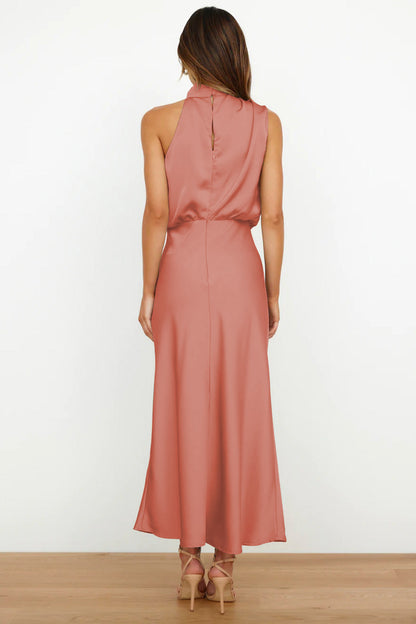 Vestito Lungo in Raso Elegante Per Donna | Veloria