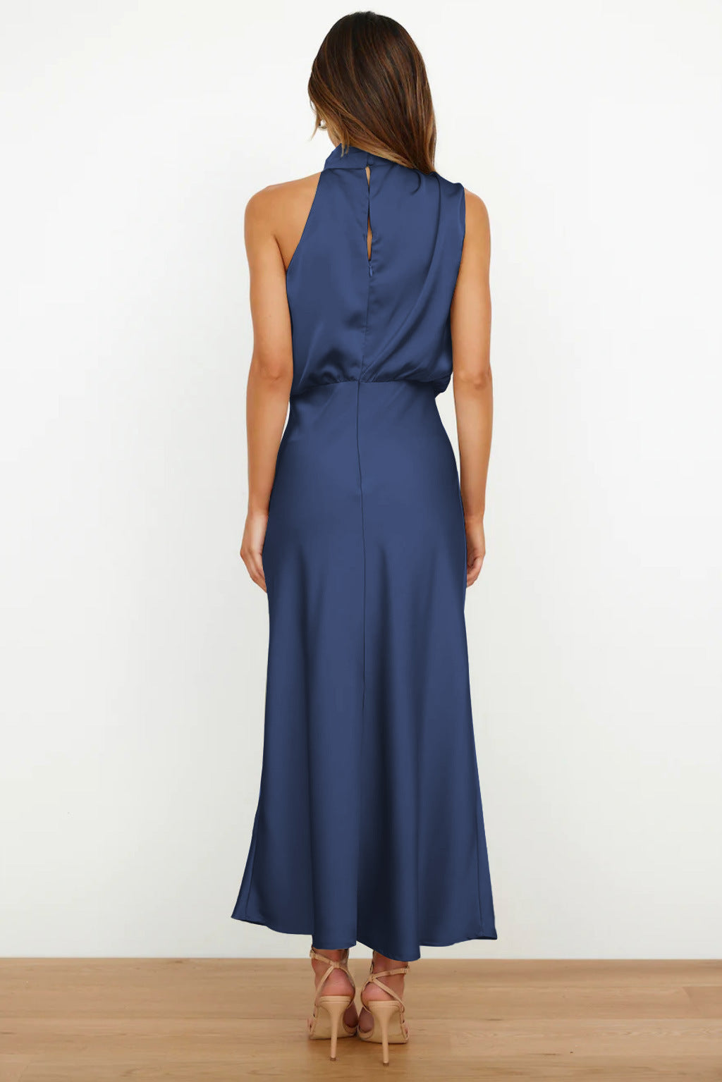 Vestito Lungo in Raso Elegante Per Donna | Veloria