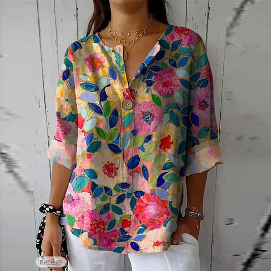 Blusa Vintage Donna Stile Francese Manica Lunga - Brentozzi