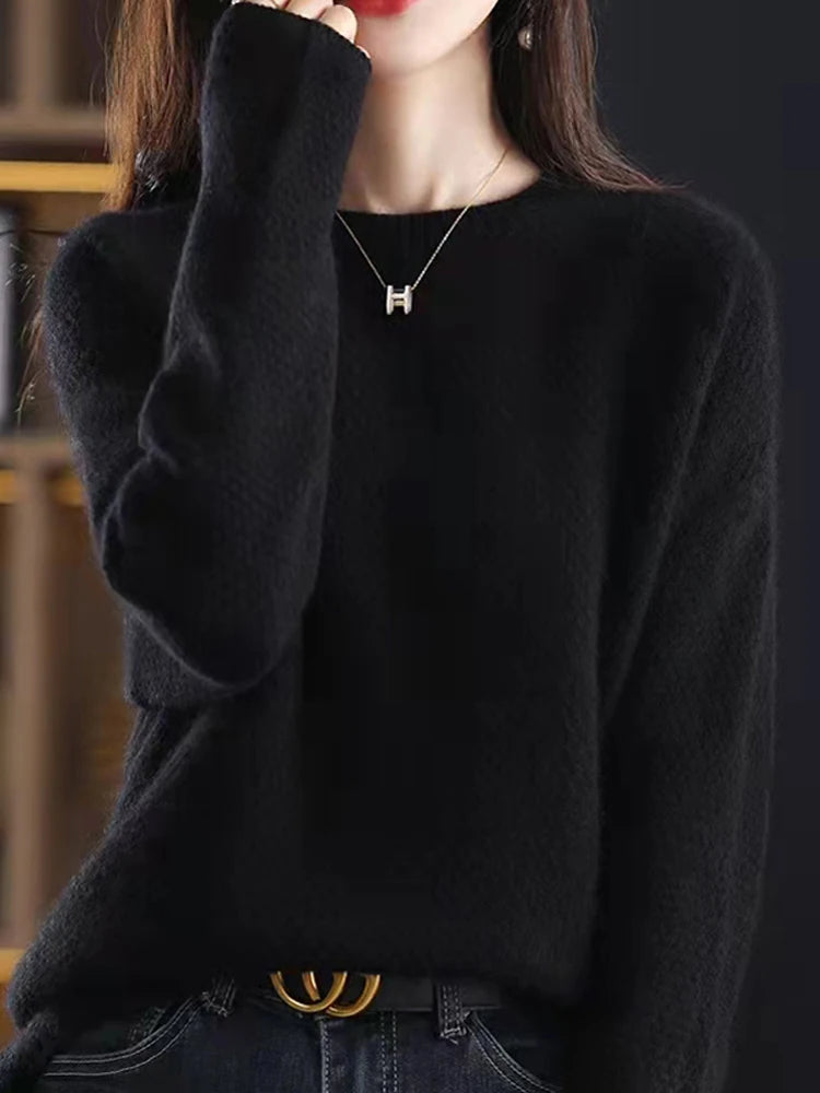 Maglione Uomo Lana Merino Morbido Girocollo - Vesarelli