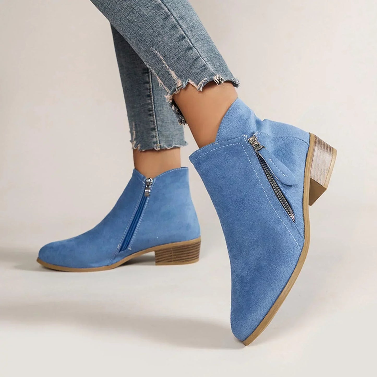 Stivaletti Donna Comodi con Zip