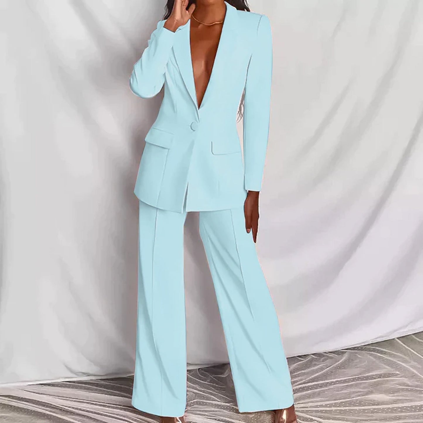 Completo Donna Giacca e Pantaloni Vestibilità Classica