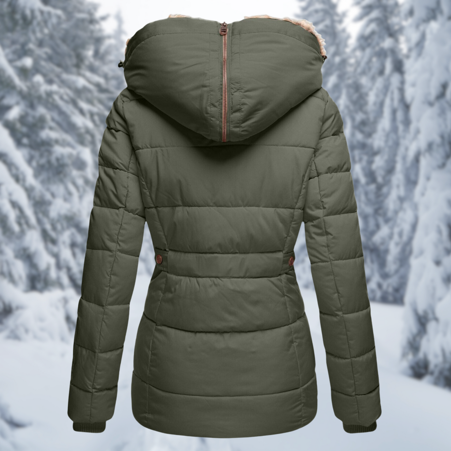 Giacca Invernale Donna Elegante Calda