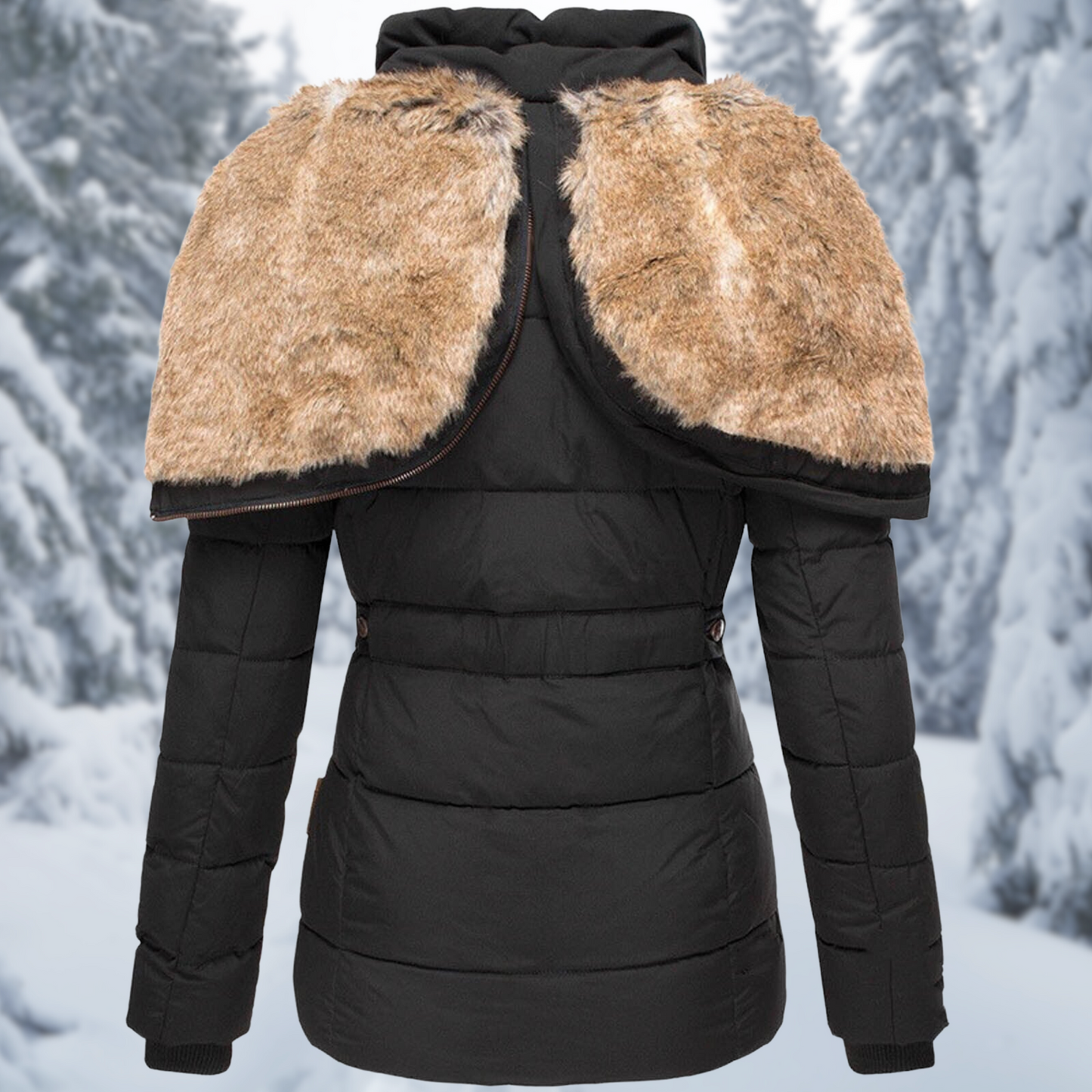 Giacca Invernale Donna Elegante Calda