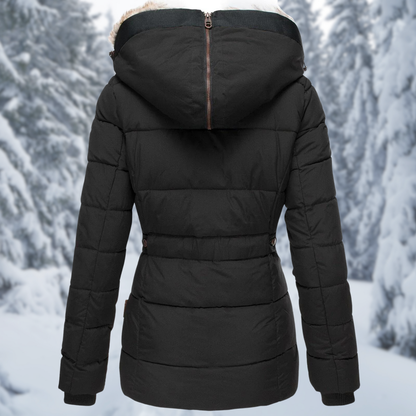 Giacca Invernale Donna Elegante Calda