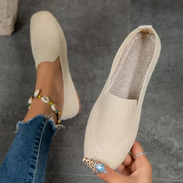 Mocassini Donna in Maglia Slip-On Comodi - Brentozzi