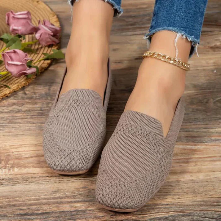 Mocassini Donna in Maglia Slip-On Comodi