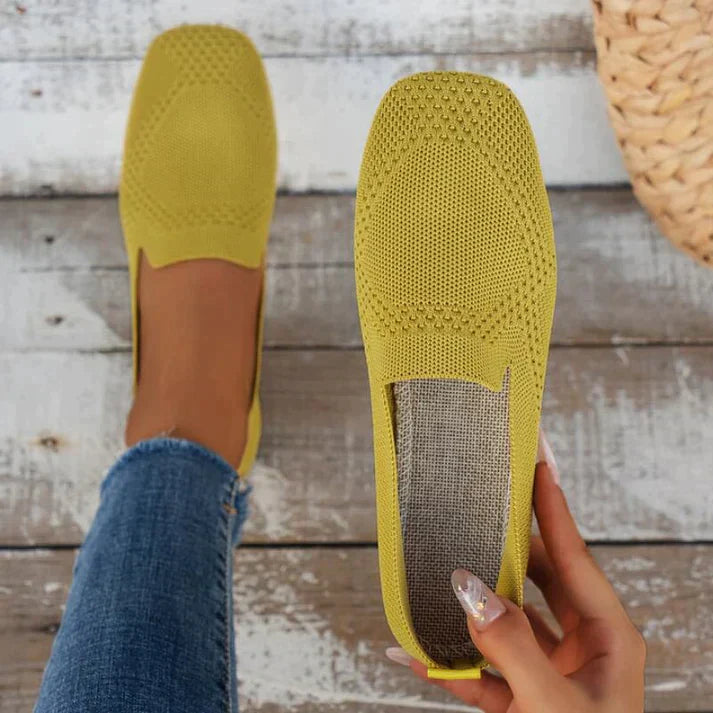 Mocassini Donna in Maglia Slip-On Comodi