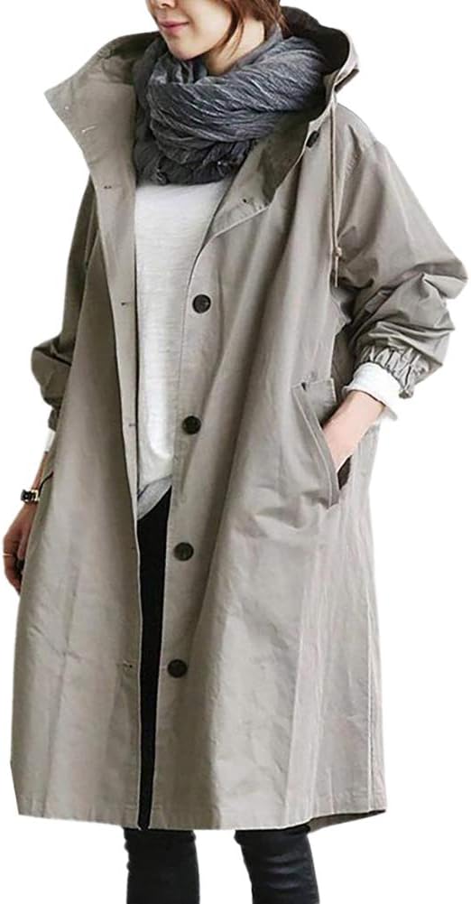 Trench Coat Donna Lungo Stile Classico