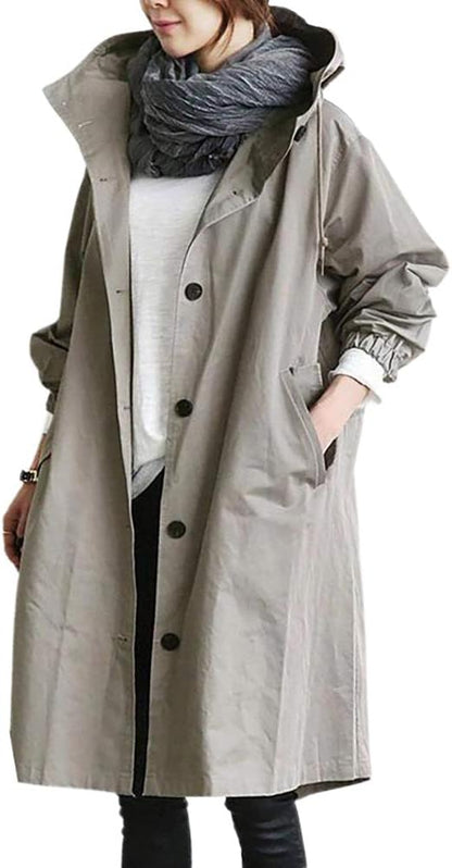 Trench Coat Donna Lungo Stile Classico