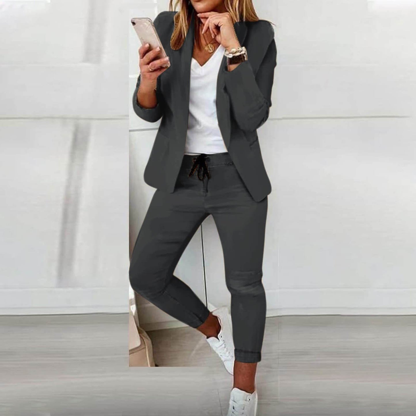 Blazer Donna Elegante Taglio Classico