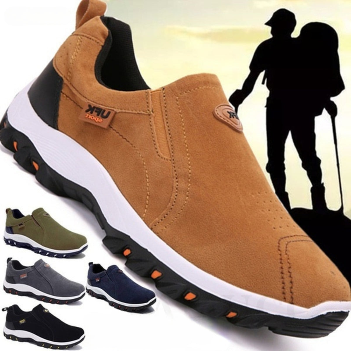 Scarpe Trekking Uomo con Suola Profilata Slip-On - Brentozzi