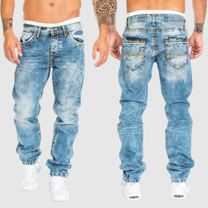 Jeans Uomo Taglio Largo Vestibilità Comoda