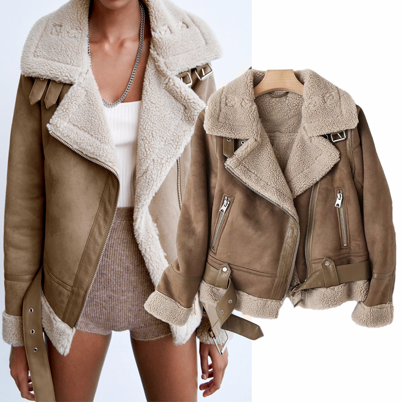 Giacca Donna con Zip Imbottita Antifreddo