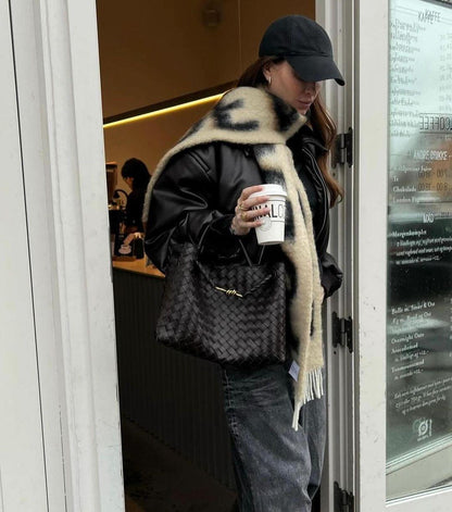 Shopper Unisex in Ecopelle Vegana Stile Classico Sostenibile