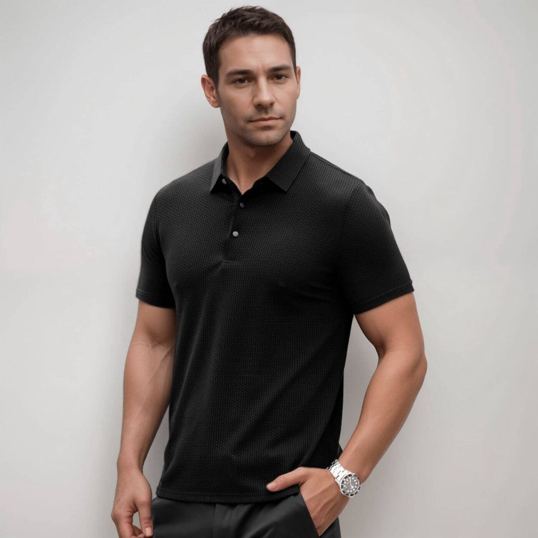 Polo Uomo Classica Vestibilità Tessuto Strutturato - Brentozzi