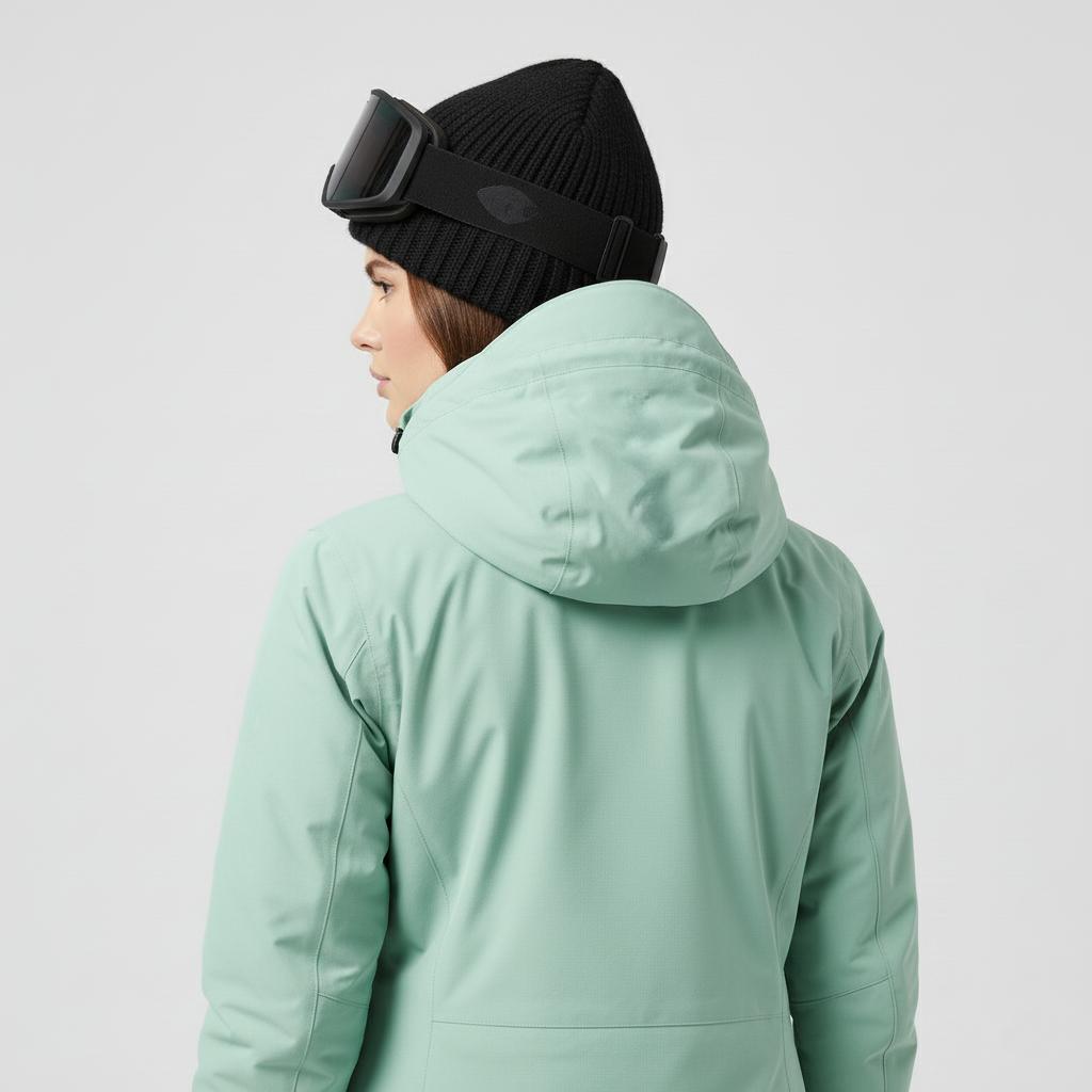 Completo Sci Donna Giacca con Cappuccio e Pantaloni Abbinati