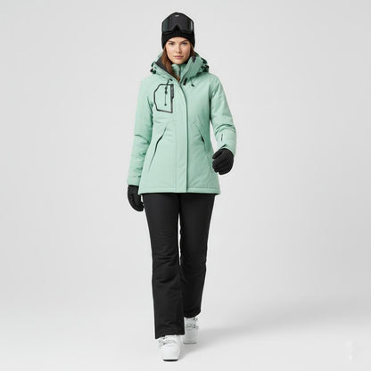 Completo Sci Donna Giacca con Cappuccio e Pantaloni Abbinati - Brentozzi