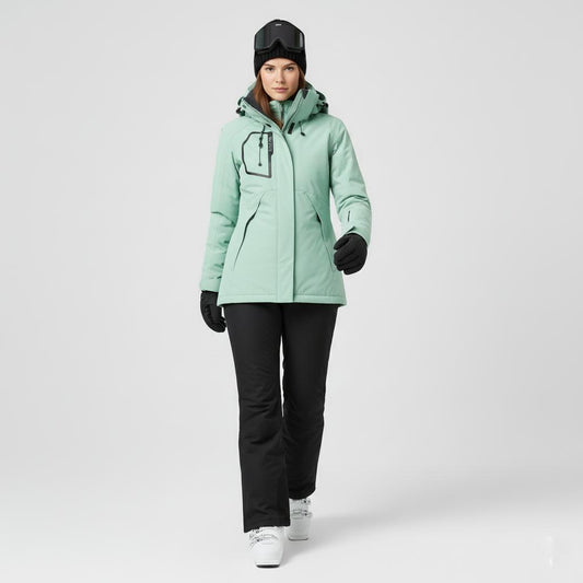 Completo Sci Donna Giacca con Cappuccio e Pantaloni Abbinati - Brentozzi
