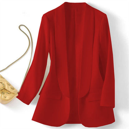 Blazer Donna Aperto Davanti Vestibilità Elegante