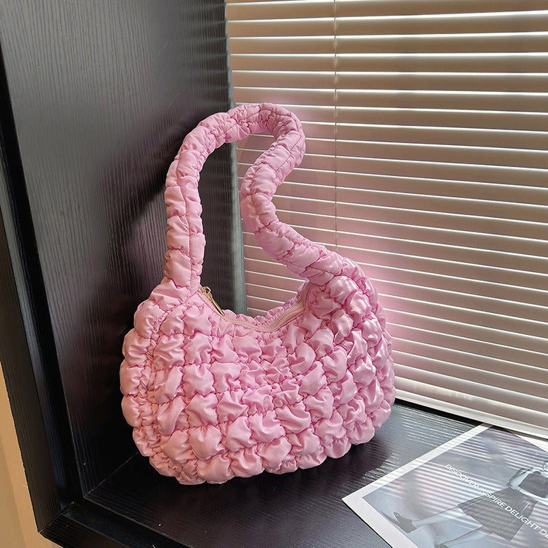 Borsa Tracolla Donna in Nylon Leggera e Capiente - Vesarelli