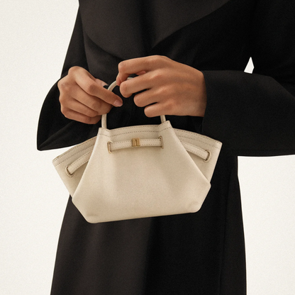 Borsa Mini Donna in Suede Vegano Compatta Elegante