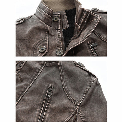 Cappotto Uomo Vintage Gothic con Cappuccio Removibile Stile Steampunk