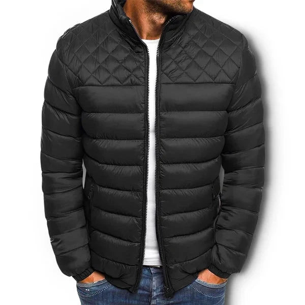 Giacca Uomo Imbottitura Piuma Leggera Chiusura Zip - Brentozzi