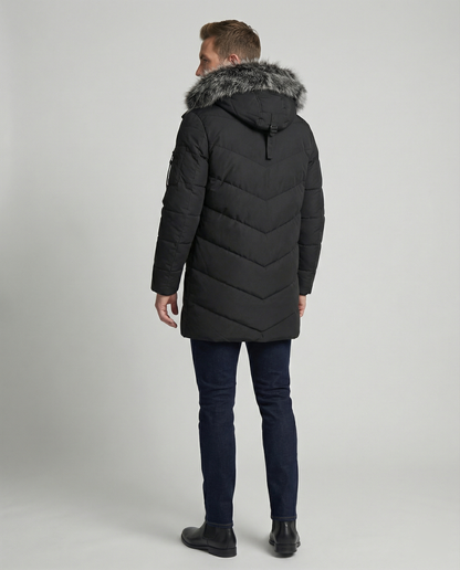 Cappotto Invernale Uomo Stile Elegante Caldo