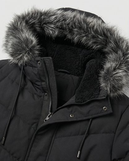 Cappotto Invernale Uomo Stile Elegante Caldo